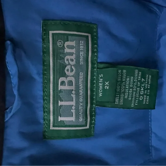 L.L. Bean Women's Vibrant Blue Outerwear - Picture 5 of 5